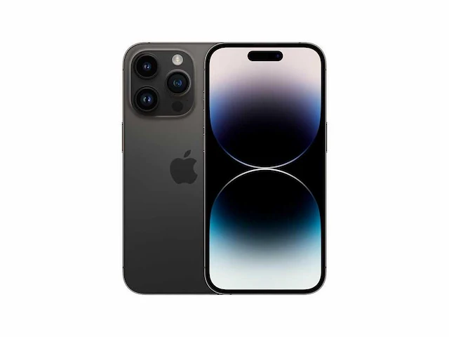 Apple iphone 14 pro 15,5 cm (6.1") dual sim ios 16 5g 128 gb zwart - afbeelding 1 van  2