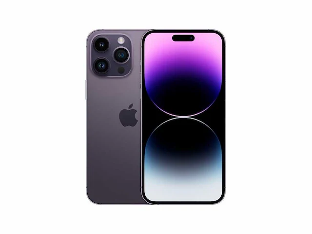 Apple iphone 14 pro max - 128gb - dieppaars - afbeelding 1 van  3