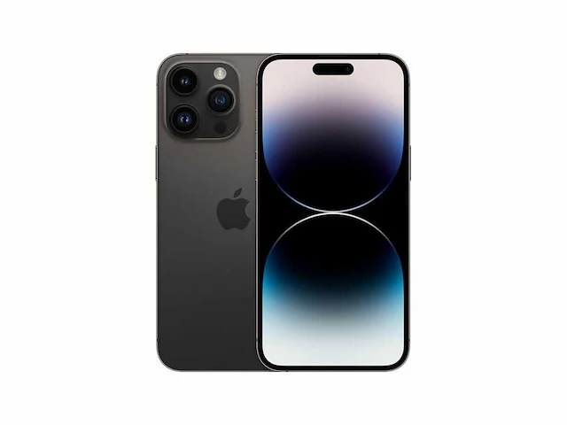 Apple iphone 14 pro max - 128gb - spacezwart - afbeelding 1 van  3