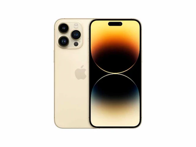 Apple iphone 14 pro max - 256gb - goud - afbeelding 1 van  3
