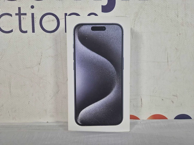 Apple iphone 15 pro - 128gb - blauw titanium - afbeelding 2 van  3