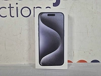 Apple iphone 15 pro - 128gb - blauw titanium - afbeelding 2 van  3
