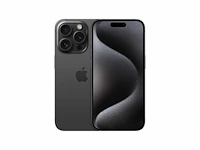 Apple iphone 15 pro - 128gb - zwart titanium - afbeelding 1 van  3