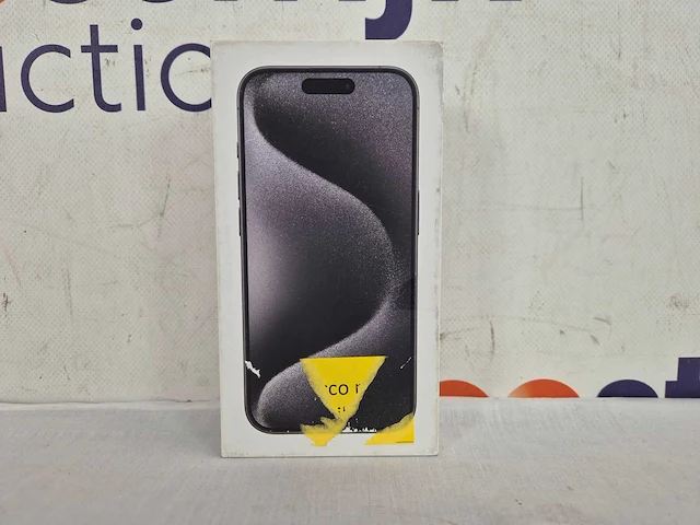 Apple iphone 15 pro - 128gb - zwart titanium - afbeelding 2 van  3