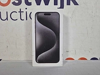 Apple iphone 15 pro max - 256gb - zwart titanium - afbeelding 2 van  3