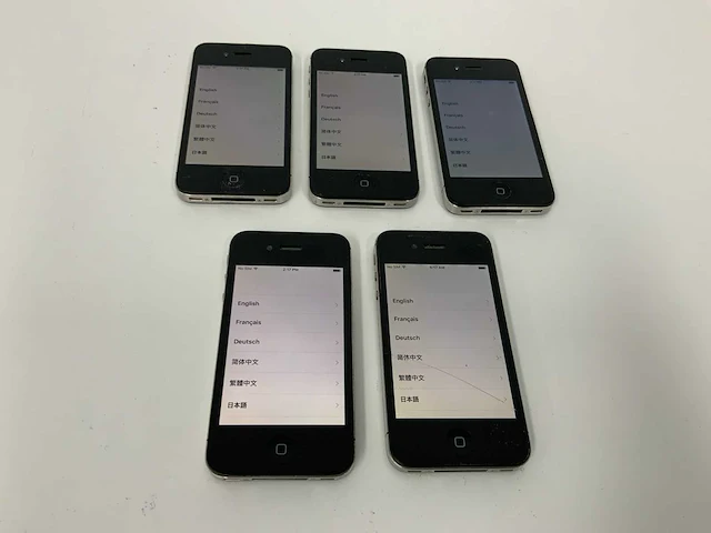 Apple iphone 4s 16gb zwart md235dn/a (5x) - afbeelding 1 van  3