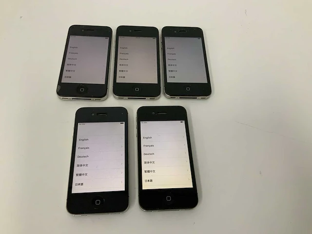 Apple iphone 4s 16gb zwart md235dn/a (5x) - afbeelding 1 van  3