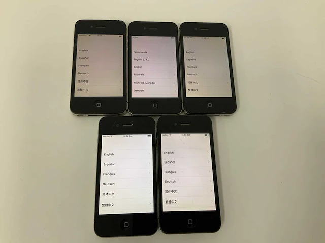 Apple iphone 4s black (5x) - afbeelding 1 van  3