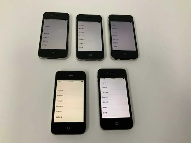 Apple iphone 4s black (5x) - afbeelding 1 van  3