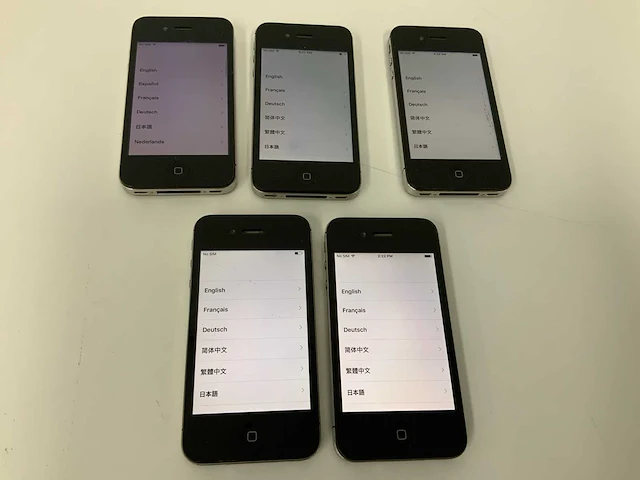 Apple iphone 4s black (5x) - afbeelding 1 van  3