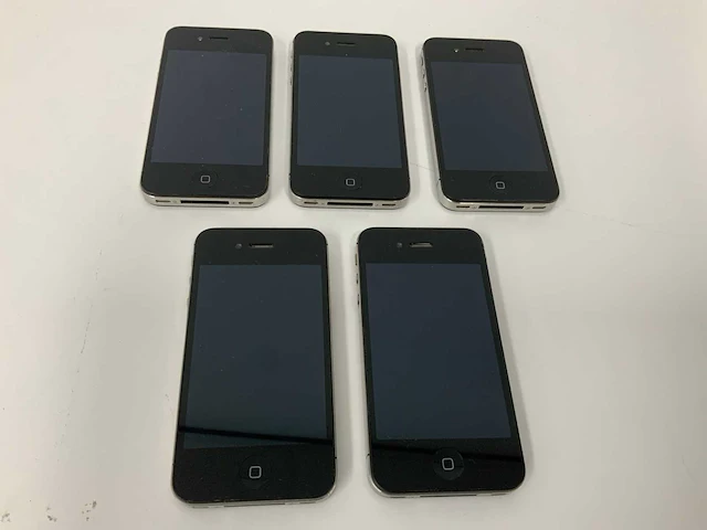 Apple iphone 4s black (5x) - afbeelding 2 van  3