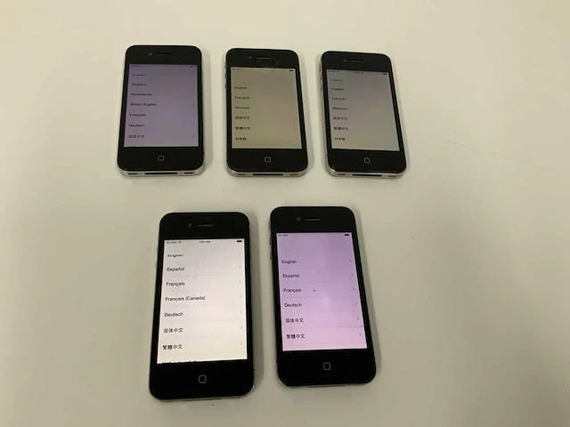 Apple iphone 4s black (5x) - afbeelding 1 van  3
