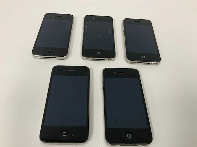 Apple iphone 4s black (5x) - afbeelding 2 van  3
