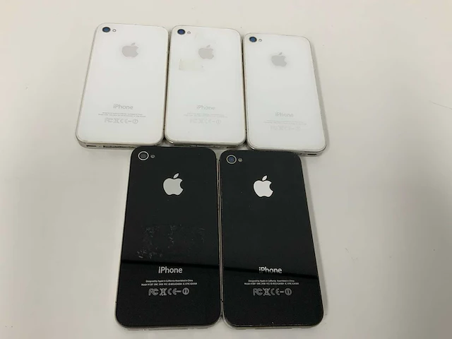 Apple iphone 4s black/white (5x) - afbeelding 3 van  3