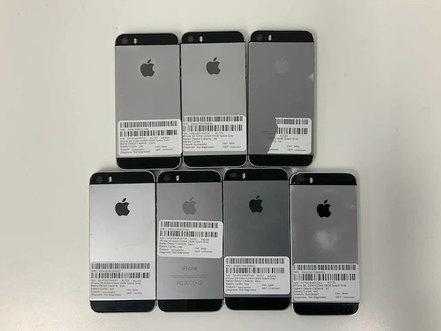 Apple iphone 5s/se space gray (7x) - afbeelding 3 van  3