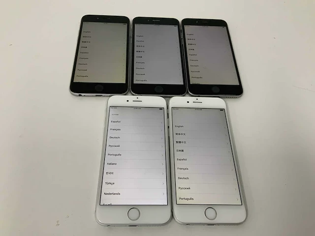 Apple iphone 6 16gb space gray/silver (5x) - afbeelding 1 van  3