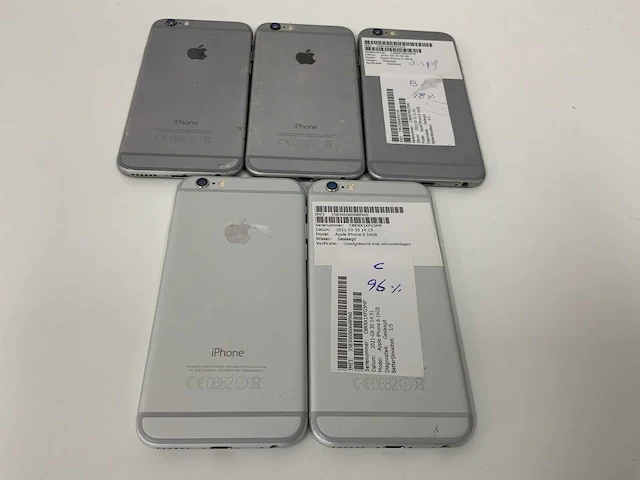 Apple iphone 6 16gb space gray/silver (5x) - afbeelding 3 van  3