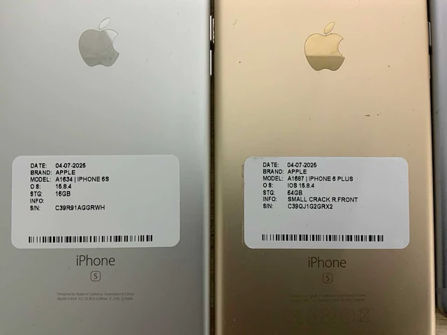Apple iphone 6, 6s & 6+ smartphone (24x) - afbeelding 15 van  16