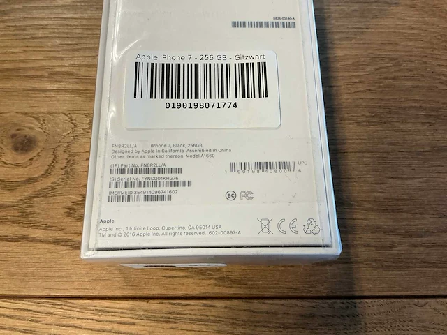 Apple iphone 7 256gb gitzwart - afbeelding 2 van  2