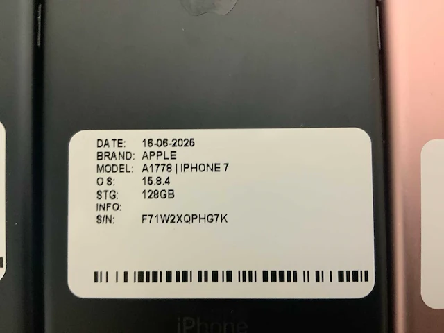 Apple iphone 7 smartphone (24x) - afbeelding 23 van  26