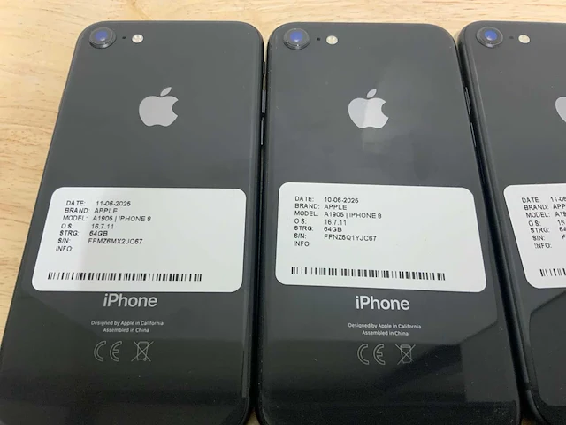 Apple iphone 8 a1905 mobiele telefoon (14x) - afbeelding 2 van  10