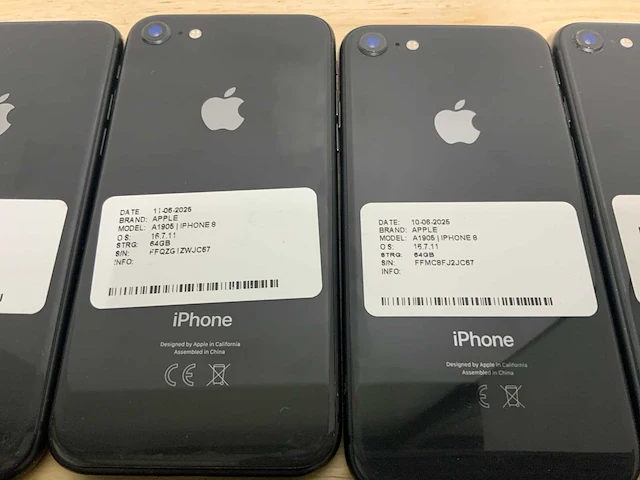 Apple iphone 8 a1905 mobiele telefoon (14x) - afbeelding 3 van  10
