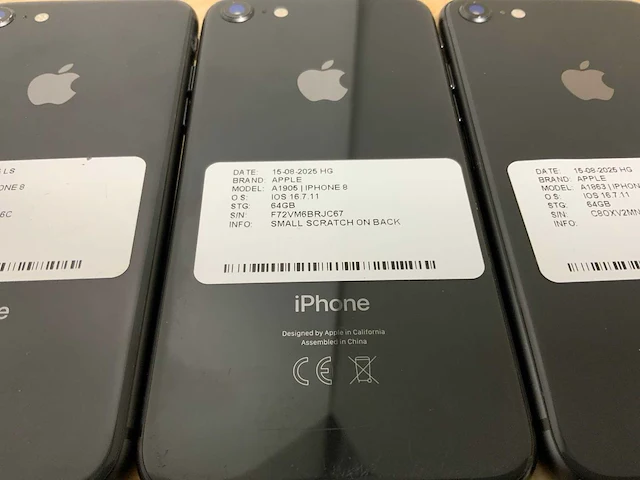 Apple iphone 8 a1905 mobiele telefoon (5x) - afbeelding 6 van  7