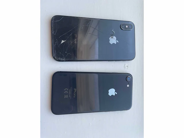 Apple iphone mobiele telefoon (2x) - afbeelding 2 van  4