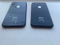 Apple iphone mobiele telefoon (2x) - afbeelding 3 van  4