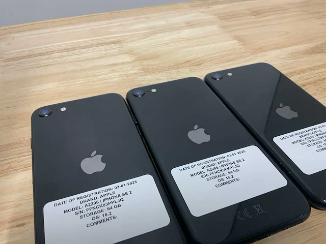 Apple iphone se 2 a2296 mobiele telefoon (3x) - afbeelding 6 van  7