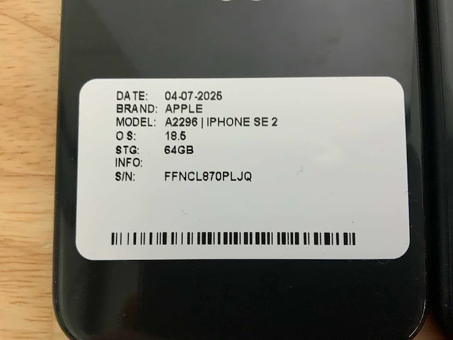 Apple iphone se 2 mobiele telefoon (14x) - afbeelding 15 van  16