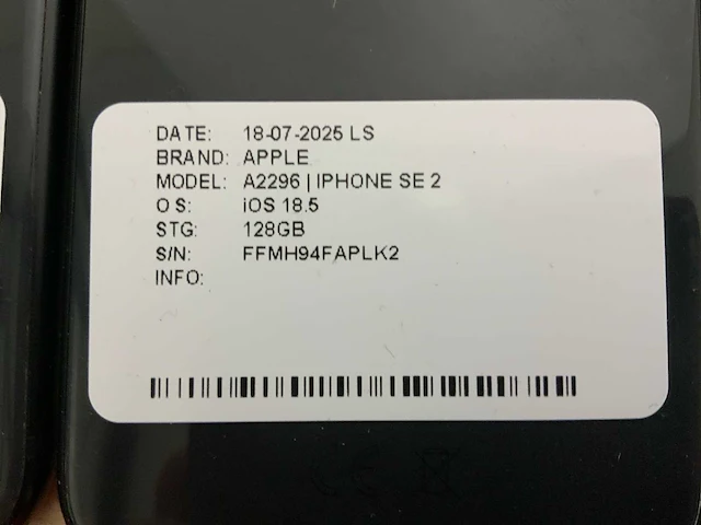 Apple iphone se 2 mobiele telefoon (14x) - afbeelding 16 van  16