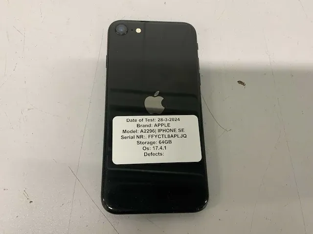 Apple iphone se a2296 - afbeelding 5 van  5