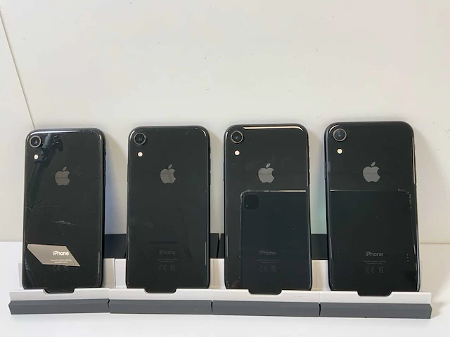 Apple iphone xr - 64 gb - black (4x) - afbeelding 5 van  5