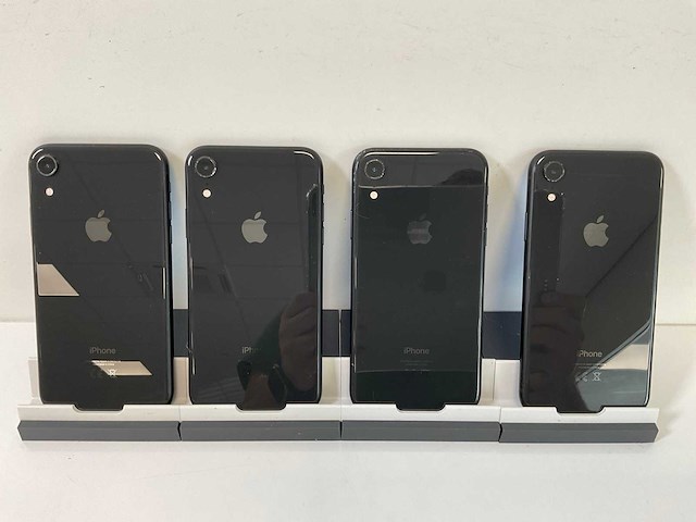 Apple iphone xr - 64 gb - black (4x) - afbeelding 6 van  6