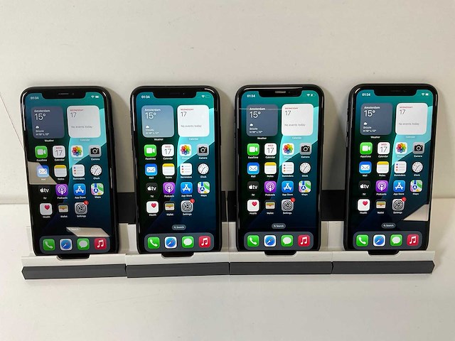 Apple iphone xr - 64 gb - black (4x) - afbeelding 1 van  6