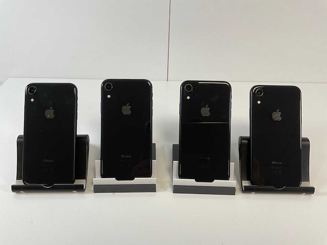 Apple iphone xr - 64 gb - black (4x) - afbeelding 5 van  5