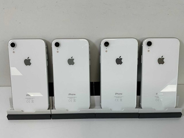 Apple iphone xr - 64 gb - white (4x) - afbeelding 6 van  6