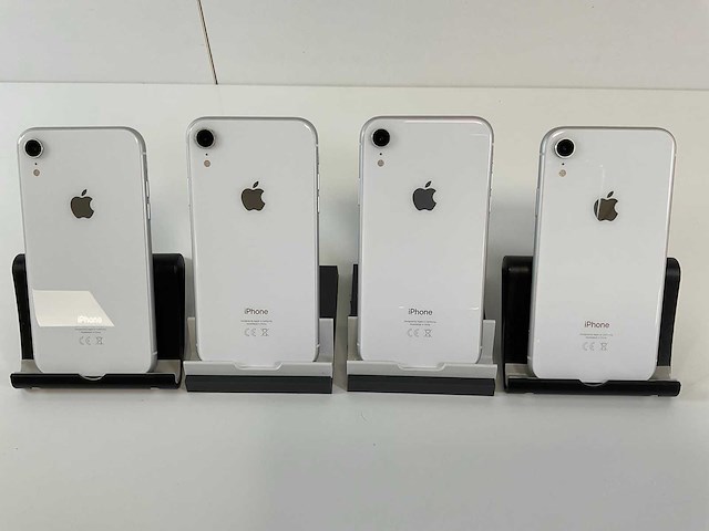 Apple iphone xr - 64 gb - white (4x) - afbeelding 5 van  5