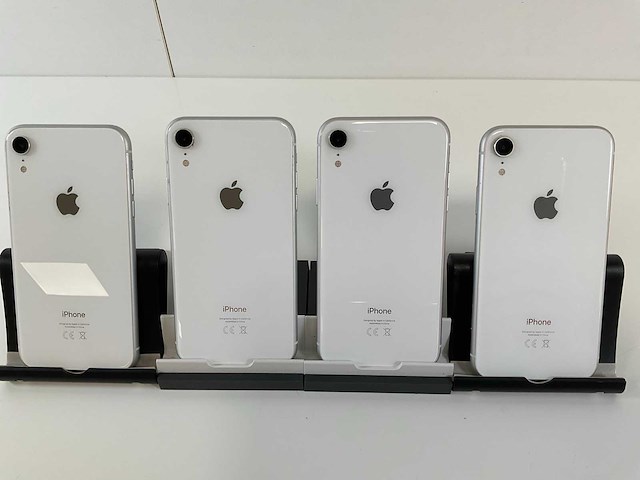 Apple iphone xr - 64 gb - white (4x) - afbeelding 5 van  5