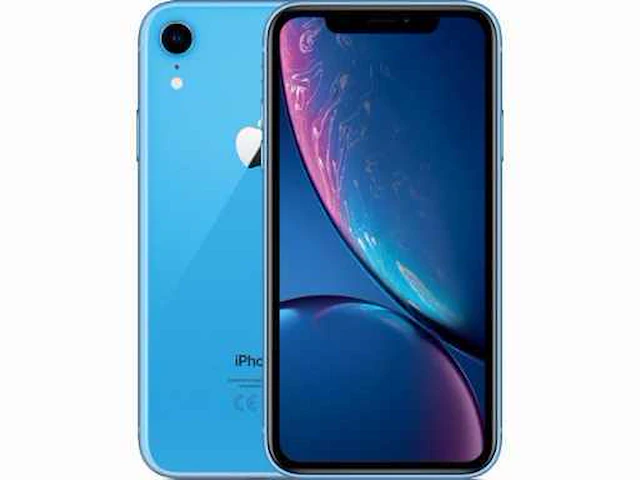 Apple iphone xr 64gb blauw - afbeelding 1 van  8