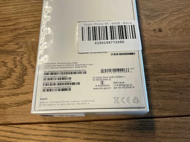 Apple iphone xr 64gb blauw - afbeelding 8 van  8