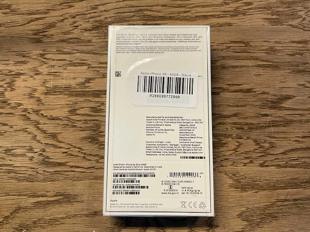 Apple iphone xr 64gb blauw - afbeelding 8 van  8
