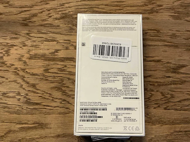 Apple iphone xr 64gb blauw - afbeelding 8 van  8
