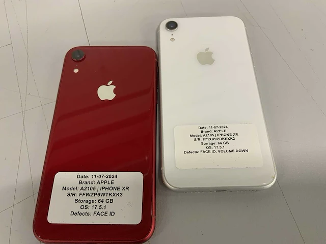 Apple iphone xr a2105 (2x) - afbeelding 2 van  5