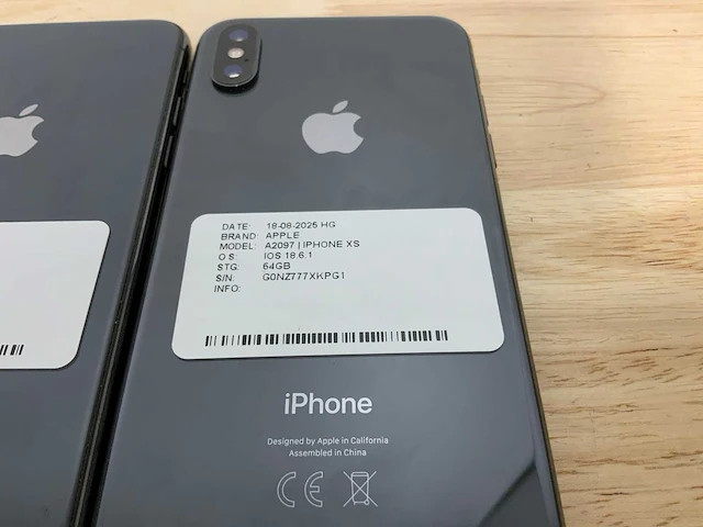 Apple iphone xs a2097 mobiele telefoon (2x) - afbeelding 6 van  6