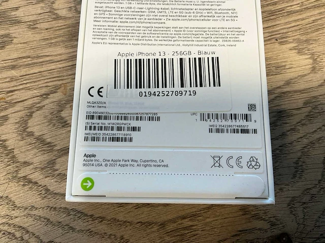 Apple iphone13 256gb blauw - afbeelding 8 van  8