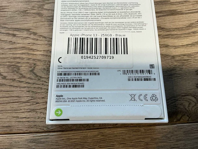 Apple iphone13 256gb blauw - afbeelding 4 van  8
