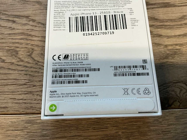 Apple iphone13 256gb blauw - afbeelding 4 van  8