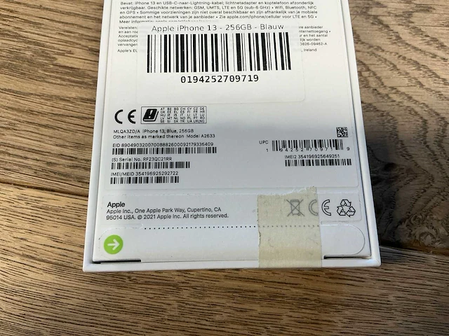 Apple iphone13 256gb blauw - afbeelding 8 van  8